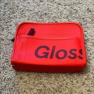 Glossier Bold Red Mini Beauty Bag